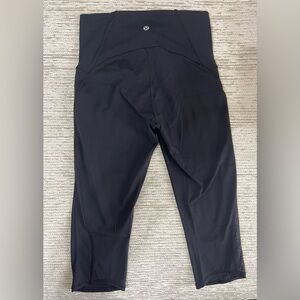 Lululemon Mesh Calf Leggings Black